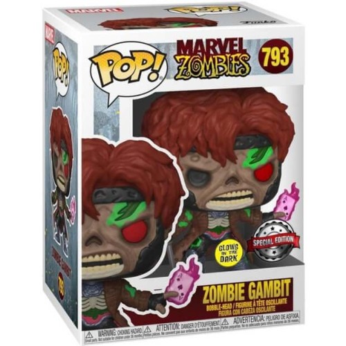 Figurka Funko POP Marvel: Marvel Zombies - Gambit (Glow in the Dark) 793 Funko - Marvel  Funko - POP!