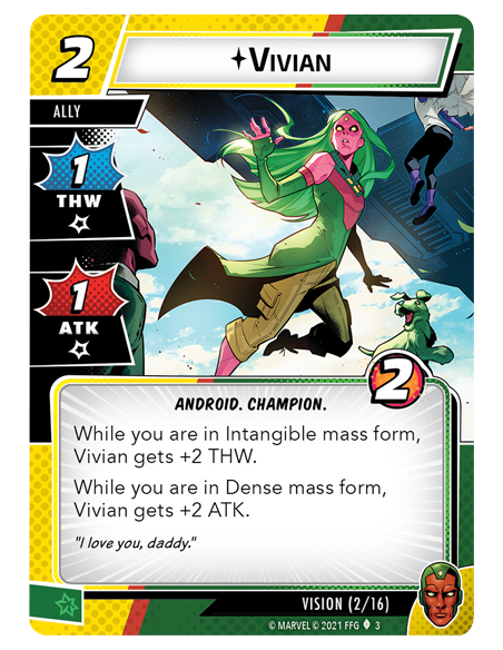 Marvel Champions: Hero Pack - Vision Marvel Champions: The Card Game Fantasy Flight Games