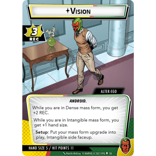 Marvel Champions: Hero Pack - Vision Marvel Champions: The Card Game Fantasy Flight Games