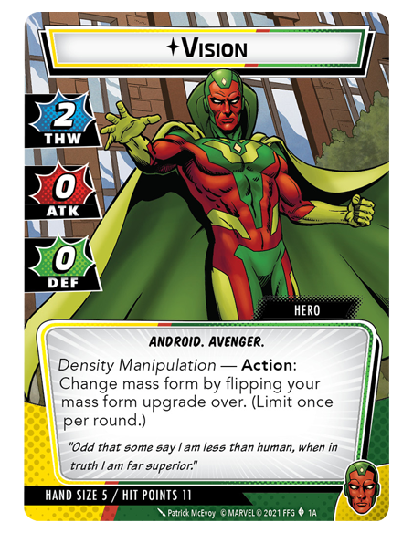 Marvel Champions: Hero Pack - Vision Marvel Champions: The Card Game Fantasy Flight Games