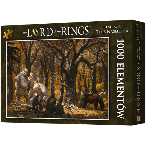 Puzzle Władca Pierścieni: Pieśń wśród Trollowych Wzgórz (1000 elementów) Fantasy Rebel