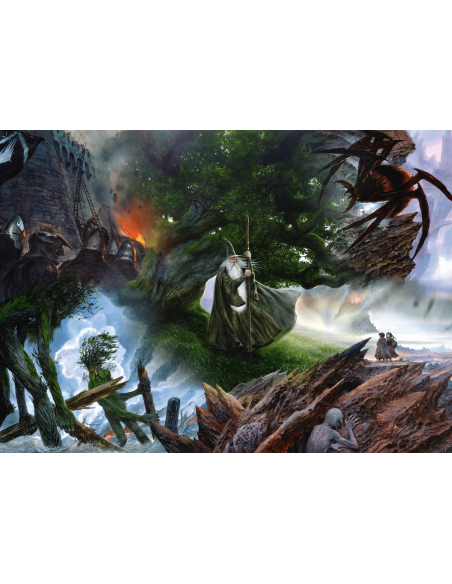 Puzzle Władca Pierścieni: Wyprawa do Mordoru (1000 elementów) Fantasy Rebel