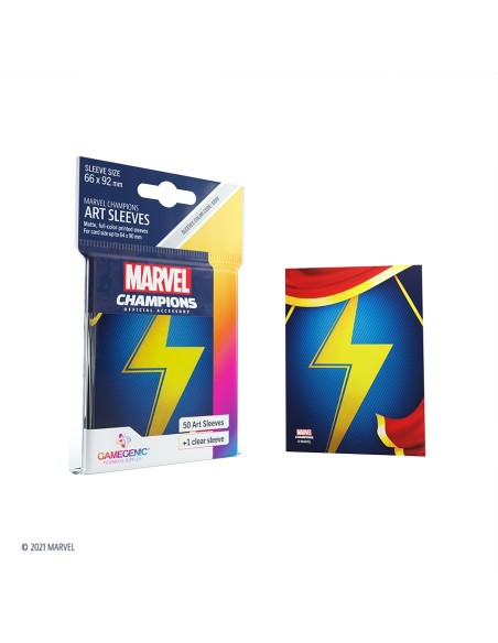 MARVEL Art Sleeves (66 mm x 91 mm) Ms Marvel 50+1 szt. Gamegenic Gamegenic