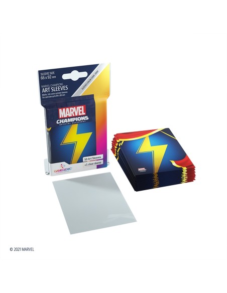MARVEL Art Sleeves (66 mm x 91 mm) Ms Marvel 50+1 szt. Gamegenic Gamegenic
