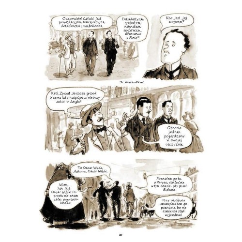 Boska komedia Oscara Wilde’a Komiksy historyczne Non Stop Comics