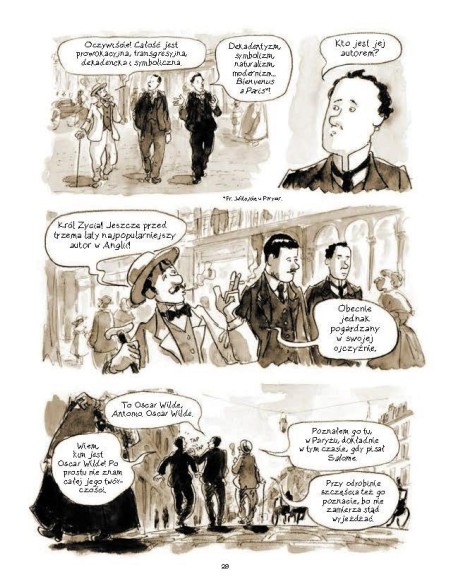 Boska komedia Oscara Wilde’a Komiksy historyczne Non Stop Comics