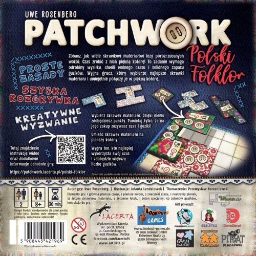 Patchwork: Polski folklor Dla dwojga Lacerta