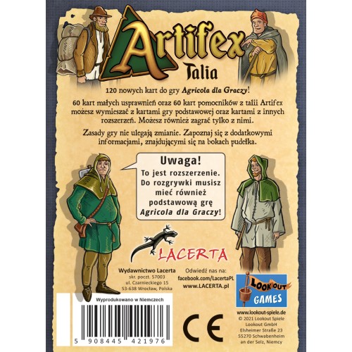 Agricola (wersja dla graczy): Talia Artifex Pozostałe gry Mayfair Games