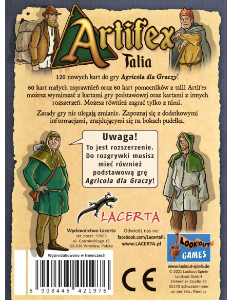Agricola (wersja dla graczy): Talia Artifex Pozostałe gry Mayfair Games