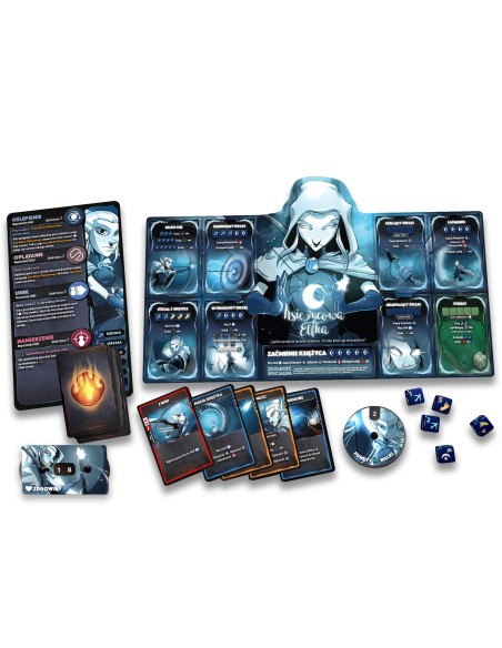 Dice Throne: Starcie 1 - Barbarzyńca vs Księżycowa Elfka Kościane Lucky Duck Games Dice Throne: Starcie 1 - Barbarzyńca vs Księżycowa Elfka Kościane Lucky Duck Games