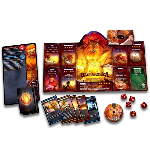Dice Throne: Starcie 1 - Barbarzyńca vs Księżycowa Elfka Kościane Lucky Duck Games Dice Throne: Starcie 1 - Barbarzyńca vs Księżycowa Elfka Kościane Lucky Duck Games