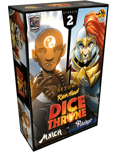 Dice Throne: Starcie 2 - Mnich vs Paladyn Kościane Lucky Duck Games