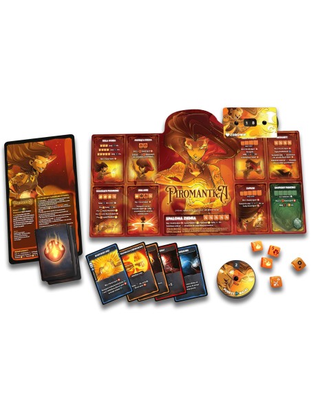 Dice Throne: Starcie 3 - Piromantka vs Mroczny Złodziej Kościane Lucky Duck Games