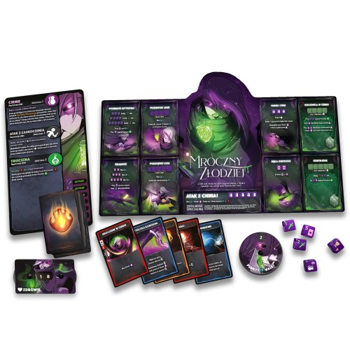 Dice Throne: Starcie 3 - Piromantka vs Mroczny Złodziej Kościane Lucky Duck Games