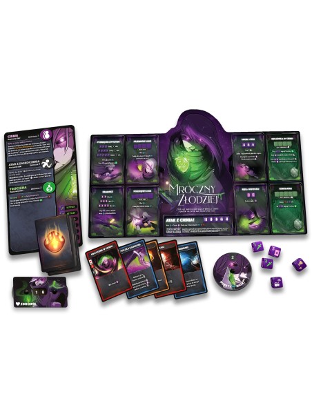 Dice Throne: Starcie 3 - Piromantka vs Mroczny Złodziej Kościane Lucky Duck Games