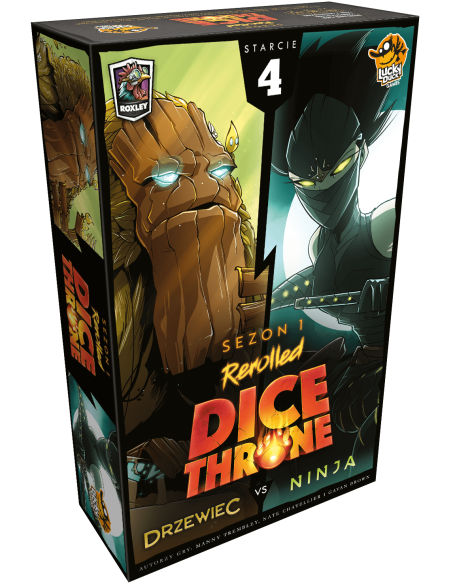 Dice Throne: Starcie 4 - Drzewiec vs Ninja Kościane Lucky Duck Games