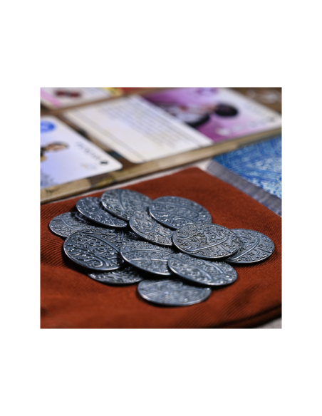 Pax Pamir - zestaw metalowych monet Dodatki do Gier Planszowych Galakta