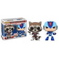 Zestaw dwóch figurek Marvel vs. Capcom Infinite POP! - Rocket & Mega Man X Funko - Marvel  Funko - POP!