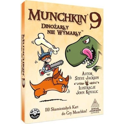 Munchkin 9 - Dinożarły Nie Wymarły Munchkin Black Monk