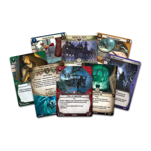 Horror w Arkham: gra karciana – zestaw podstawowy dla 1-4 graczy Zestaw Podstawowy Galakta