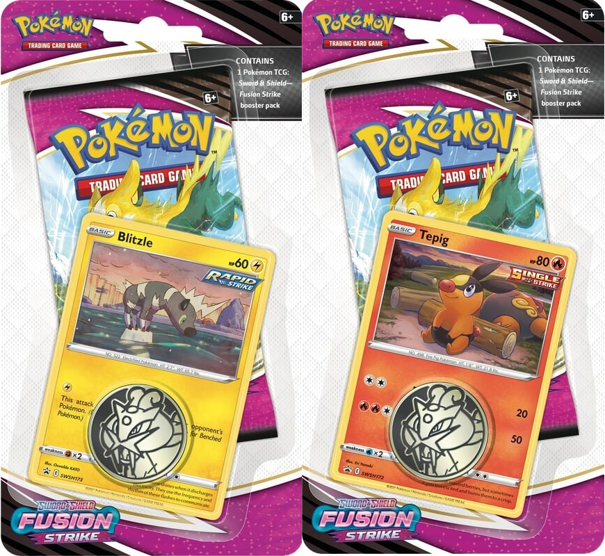 Pokémon TCG: Fusion Strike 2x Checklane Blister x2