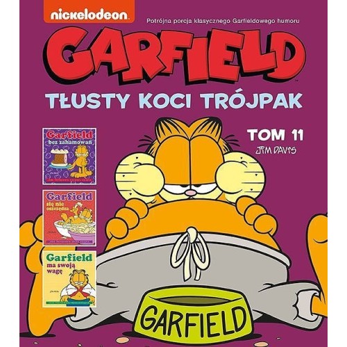 Garfield - Tłusty koci trójpak, tom 11 Komiksy dla dzieci i młodzieży Egmont