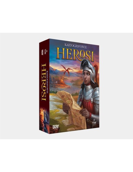 Kartografowie: Herosi + minidodatek umiejętności 2 Rodzinne OgryGames