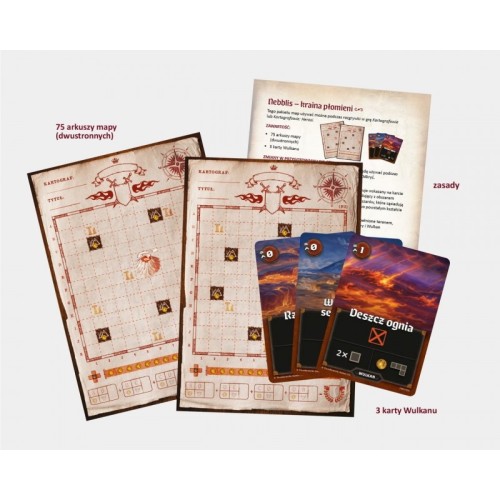 Kartografowie - Pełen zestaw map (Afril + Nebblis + Podmiasto) Pozostałe gry OgryGames