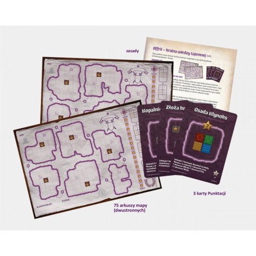 Kartografowie - Pełen zestaw map (Afril + Nebblis + Podmiasto) Pozostałe gry OgryGames