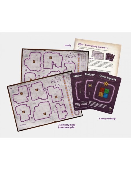 Kartografowie - Pełen zestaw map (Afril + Nebblis + Podmiasto) Pozostałe gry OgryGames