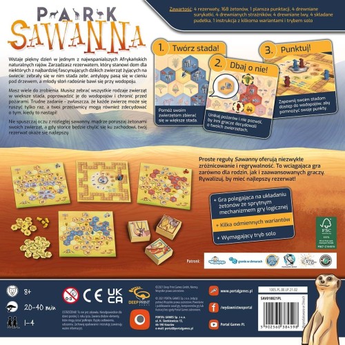 Park Sawanna Gry abstrakcyjne Portal