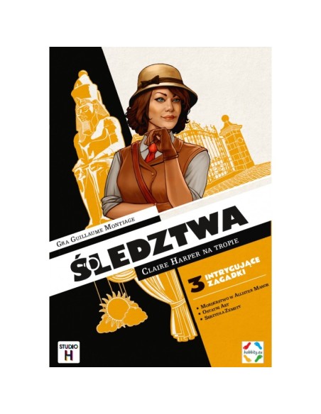 Śledztwa - Claire Harper na tropie Gry Dedukcji HOBBITY.eu