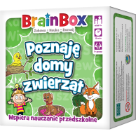 BrainBox - Poznaję domy zwierząt Dla dzieci Rebel