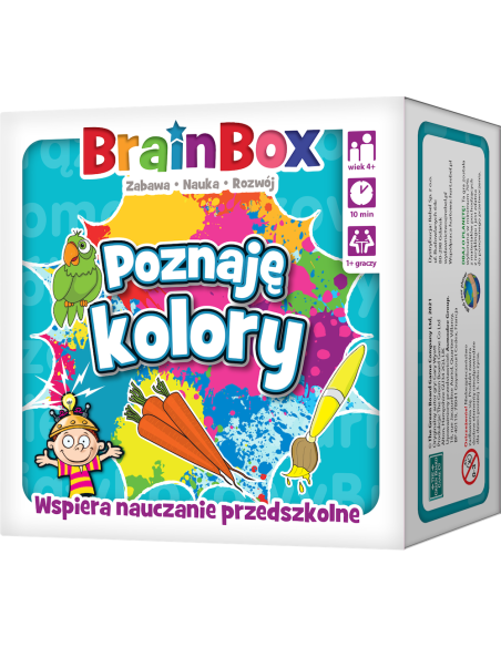 BrainBox - Poznaję kolory Dla dzieci Rebel
