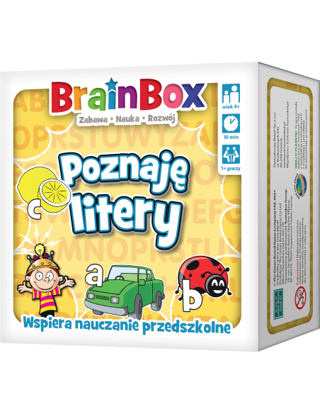 BrainBox - Poznaję litery Dla dzieci Rebel