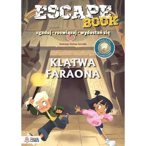 Escape Book Klątwa faraona. Gry Paragrafowe Bookolika