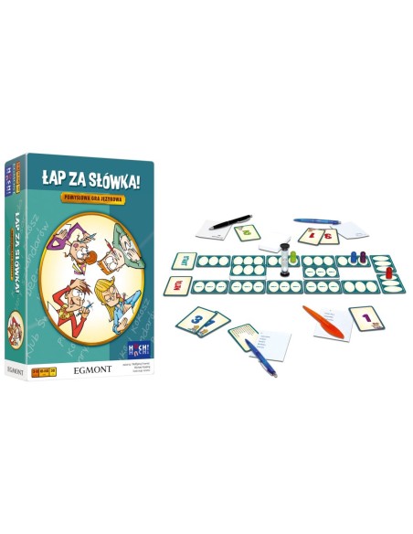 Łap za słówka. Pomysłowa gra językowa Słowne i Liczbowe Egmont