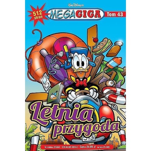 MegaGiga - 43 - Letnia przygoda Komiksy pełne humoru Egmont