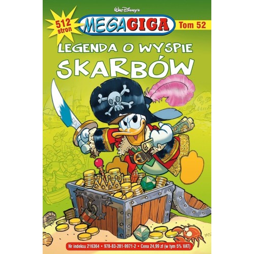 MegaGiga - 52 - Legenda o wyspie skarbów Komiksy pełne humoru Egmont