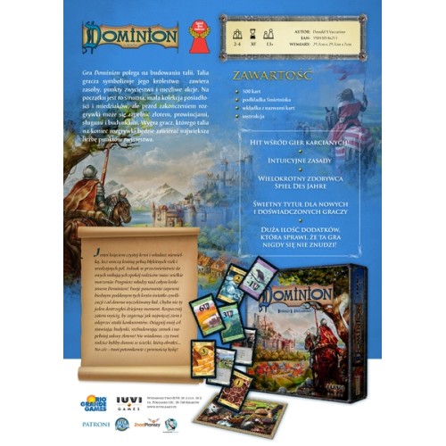 Dominion (II edycja) IUVI Games + karty promo Karciane IUVI Games