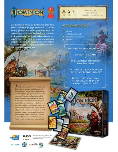 Dominion (II edycja) IUVI Games + karty promo Karciane IUVI Games