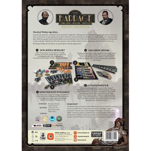 Barrage: Rozszerzenie dla 5. gracza Dodatki do Gier Planszowych Portal