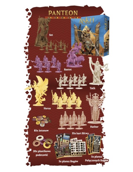 ANKH: Panteon Dodatki do Gier Planszowych Portal