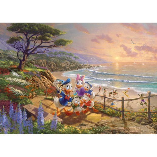 PQ Puzzle 1000 el. THOMAS KINKADE Kaczor Donald & Daisy (Disney) Dla dzieci Schmidt Spiele