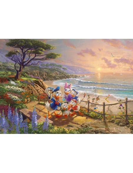 PQ Puzzle 1000 el. THOMAS KINKADE Kaczor Donald & Daisy (Disney) Dla dzieci Schmidt Spiele