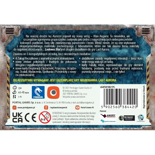 Neuroshima Last Aurora: Lodowa Stal Dodatki do Gier Planszowych Portal Neuroshima Last Aurora: Lodowa Stal Dodatki do Gier Planszowych Portal