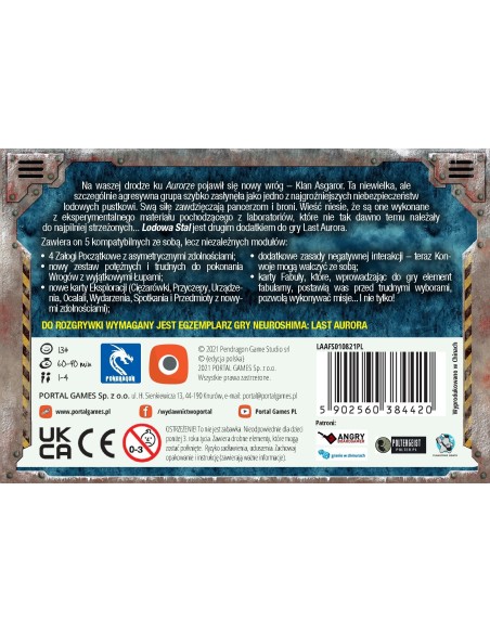 Neuroshima Last Aurora: Lodowa Stal Dodatki do Gier Planszowych Portal Neuroshima Last Aurora: Lodowa Stal Dodatki do Gier Planszowych Portal