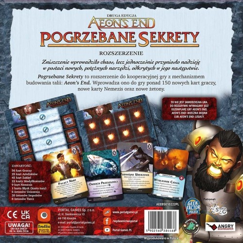 Aeon's End: Pogrzebane Sekrety Dodatki do Gier Planszowych Portal