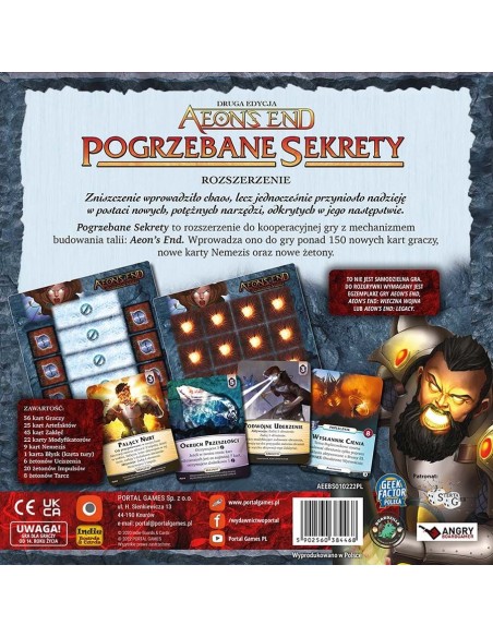 Aeon's End: Pogrzebane Sekrety Dodatki do Gier Planszowych Portal