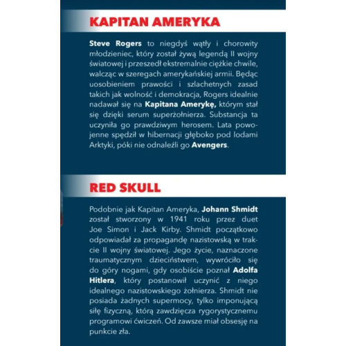Wielkie pojedynki: Kapitan Ameryka kontra Red Skull Komiksy z uniwersum Marvela Panini